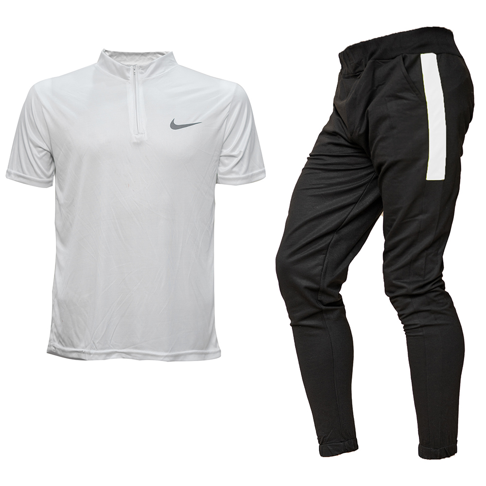 ست تیشرت و شلوار Nike سفید